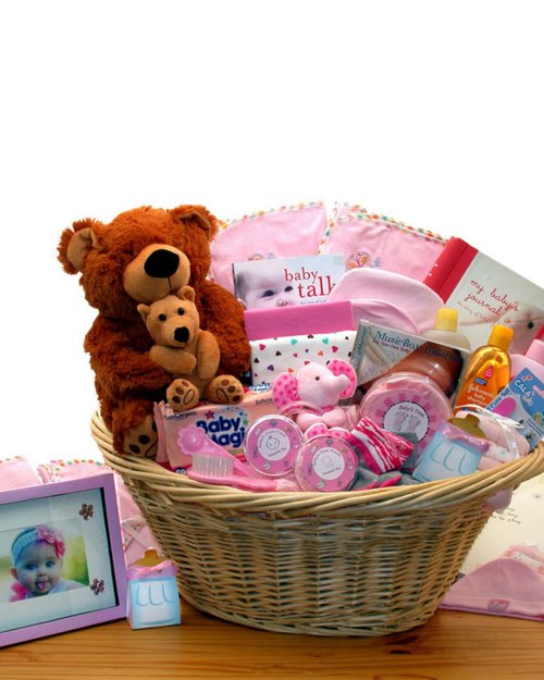 Deluxe Welcome Home Precious Baby Basket