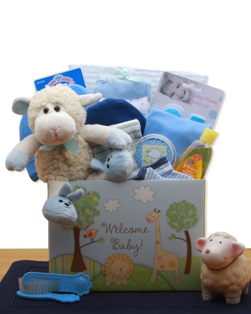 Welcome New Baby Gift Box - Blue