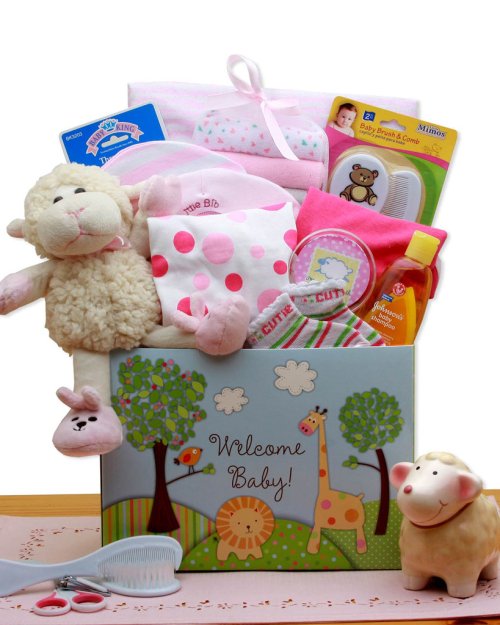 Welcome New Baby Gift Box - Pink
