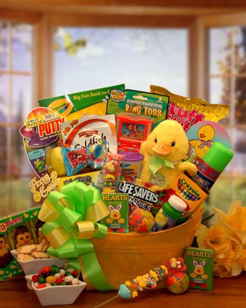 Easter Sunshine Little Duckling Gift Pail