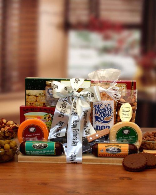 Fathers Day Ultimate Gourmet Nut & Sausage Board