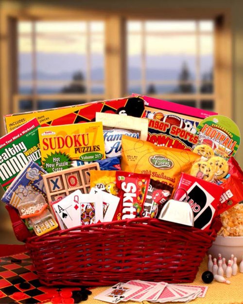 Fun & Games Gift Basket