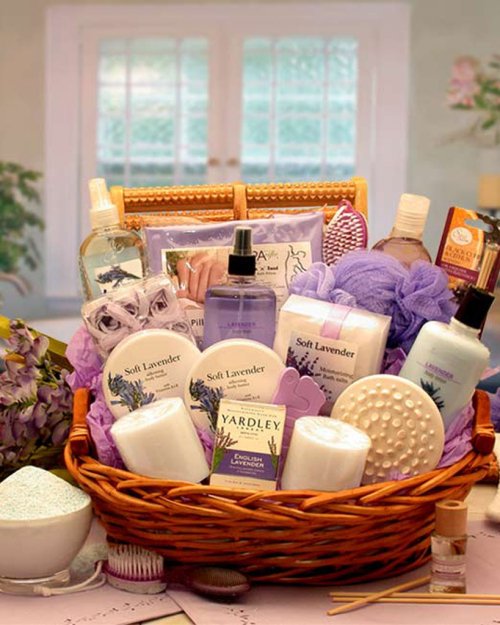 The Essence of Lavender Spa Gift Basket