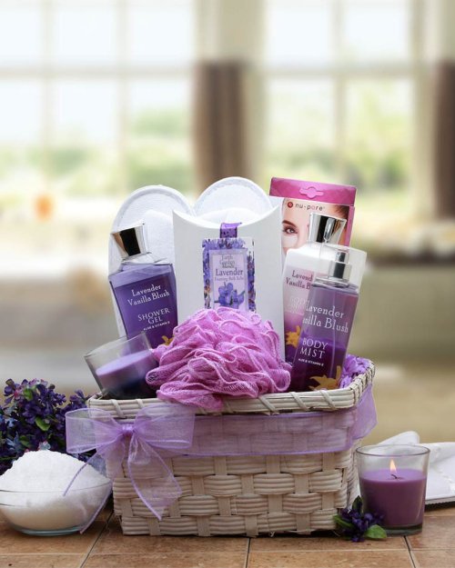 Lavender Spa Gift Basket