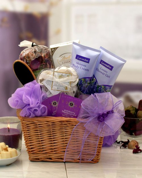 Lavender Relaxation Spa Gift Basket