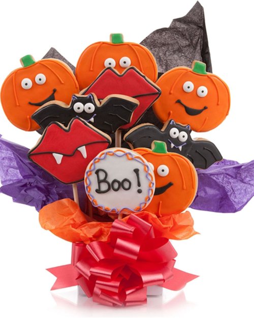 Halloween Cookie Bouquet