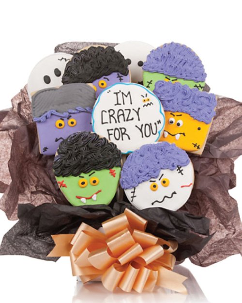 Halloween Ghouls Cookie Bouquet
