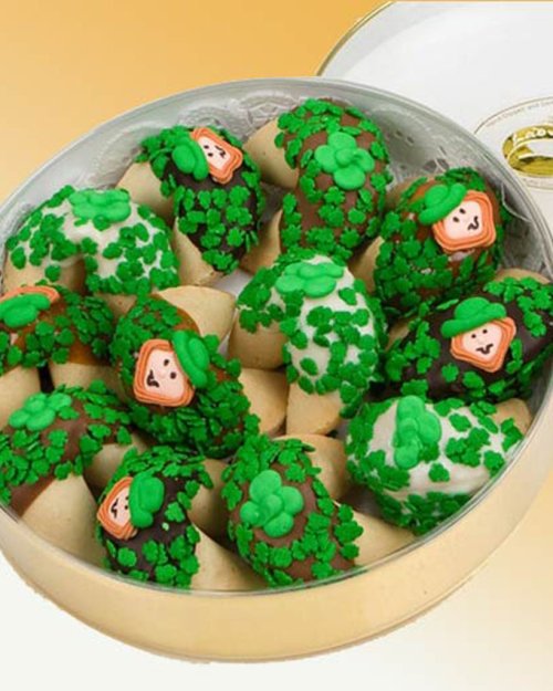 St Patrick's Day Giant Fortune Cookie