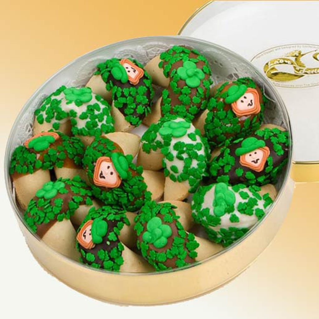 St Patrick's Day Giant Fortune Cookie