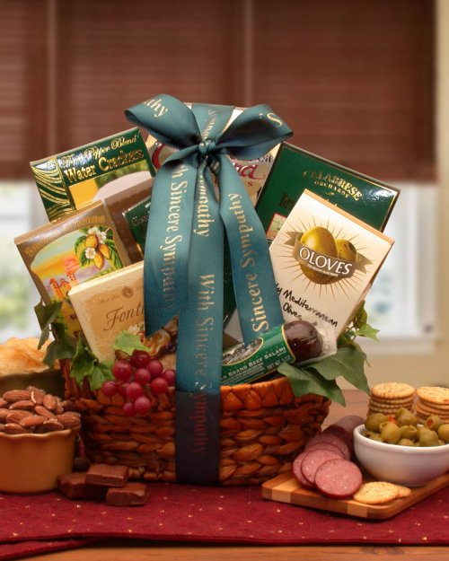 In Loving Memory Sympathy Gift Basket