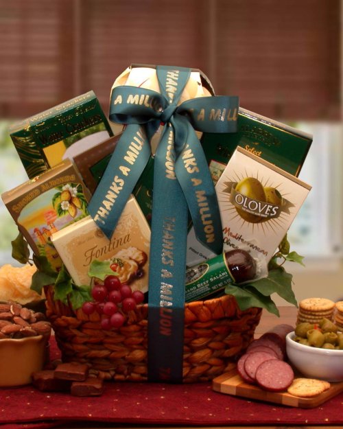 A Gourmet Thank You Gift Basket