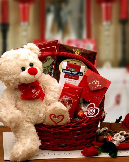 Say You'll Be Mine Valentine Gift Basket