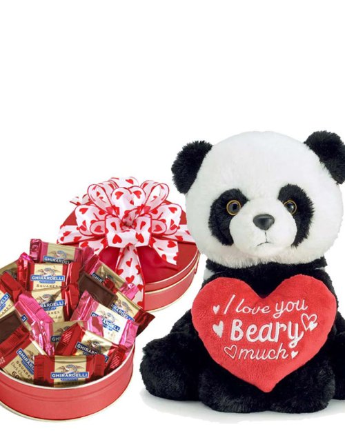 Love You Beary Much Panda Gift Set