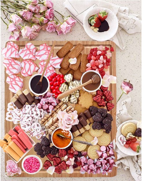 Valentine Treats Charcuterie Board
