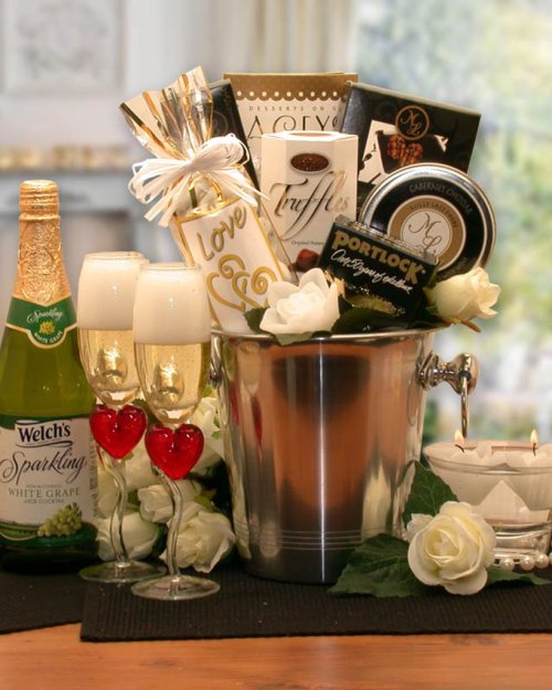 Romantic Evening For Two Gift Basket