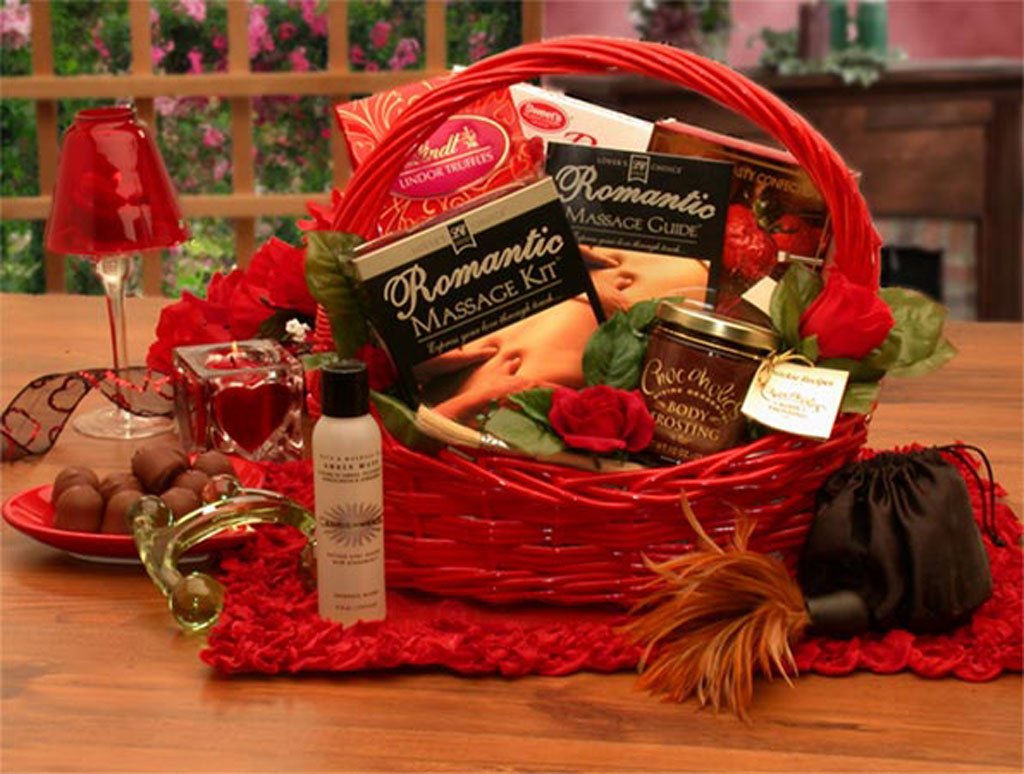 Romantic Massage Romance Gift Basket