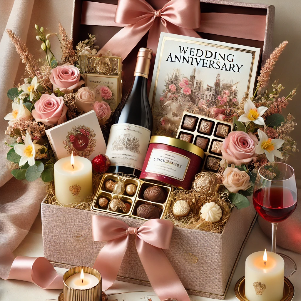 anniversary basket anniversary basket